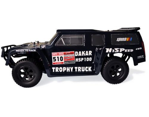 Фото №2 - Автомобиль HSP Racing Hummer Dakar H100 1:10 RTR 500 мм 4WD 2,4 ГГц (HSP94128 Black)
