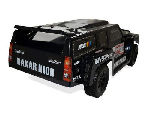 Фото №4 - Автомобиль HSP Racing Hummer Dakar H100 1:10 RTR 500 мм 4WD 2,4 ГГц (HSP94128 Black)
