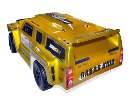 Фото №2 - Автомобиль HSP Racing Hummer Dakar H100 1:10 RTR 500 мм 4WD 2,4 ГГц (HSP94128 Yellow)