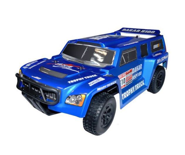 купить Автомобиль HSP Racing Hummer Dakar H100 1:10 RTR 500 мм 4WD 2,4 ГГц (HSP94128 Blue), продажа, заказать, в Киеве, по Украине, продажа