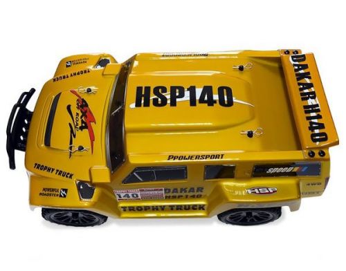 Фото №2 - Автомобиль HSP Racing Hummer Dakar H140 1:14 RTR 365 мм 4WD 2,4 ГГц (HSP94349 Yellow)