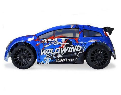 Фото №4 - Автомобиль HSP Racing Wild Wind Rally 1:14 RTR 370 мм 4WD 2,4 ГГц (HSP94348 Blue)