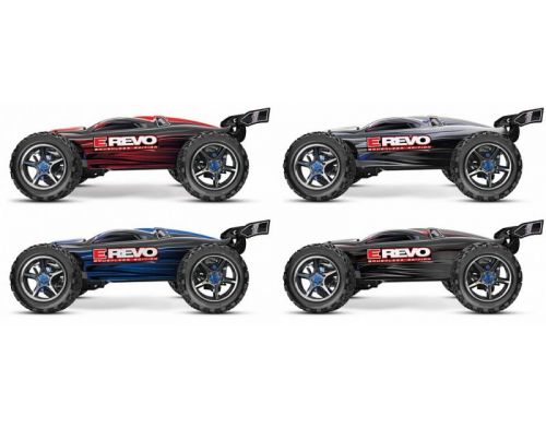 Фото №5 - Автомобиль Traxxas E-Revo Brushless Monster 1:10 RTR 582 мм 4WD 2,4 ГГц (56087-1 Red)