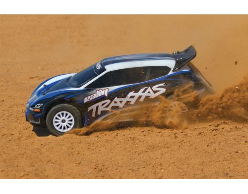 Фото №5 - Автомобиль Traxxas Rally Racer VXL Brushless 1:10 RTR 552 мм 4WD TSM 2,4 ГГц (74076-3 Blue)