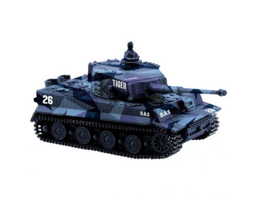 Фото №1 - Танк Great Wall Toys German Tiger 1:72 RTR (GW-2117 Blue Camo)