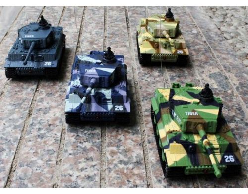 Фото №2 - Танк Great Wall Toys German Tiger 1:72 RTR (GW-2117 Blue Camo)