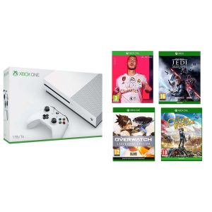 Xbox ONE S 1TB (Гарантия 18 месяцев) + Игра НА ВЫБОР в подарок!