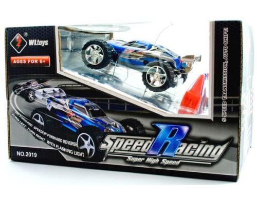 Фото №5 - Машинка микро р/у 1:32 WL Toys Speed Racing скоростная (синий)
