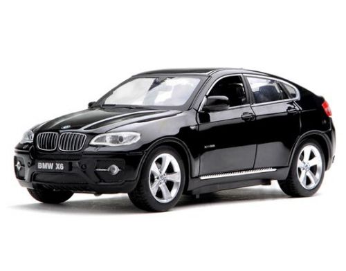 Фото №1 - Машинка р/у 1:24 Meizhi лиценз. BMW X6 металлическая (черный)