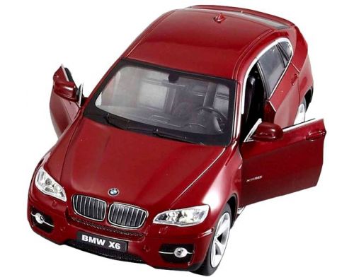 Фото №3 - Машинка р/у 1:24 Meizhi лиценз. BMW X6 металлическая (красный)