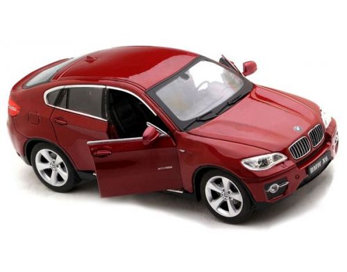 Фото №2 - Машинка р/у 1:24 Meizhi лиценз. BMW X6 металлическая (красный)