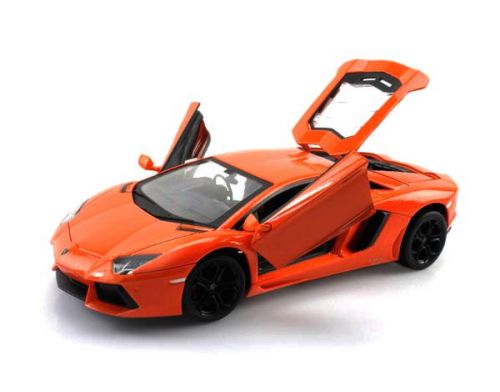 Фото №2 - Машинка р/у 1:24 Meizhi лиценз. Lamborghini LP700 металлическая (оранжевый)