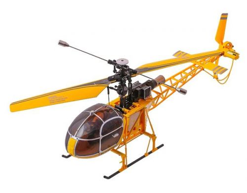 Фото №2 - Вертолёт 4-к большой р/у 2.4GHz WL Toys V915 Lama (желтый)