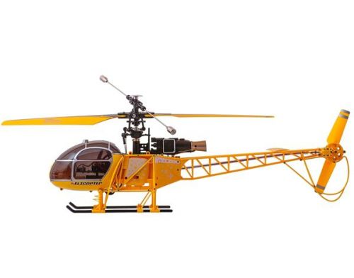 Фото №4 - Вертолёт 4-к большой р/у 2.4GHz WL Toys V915 Lama (желтый)
