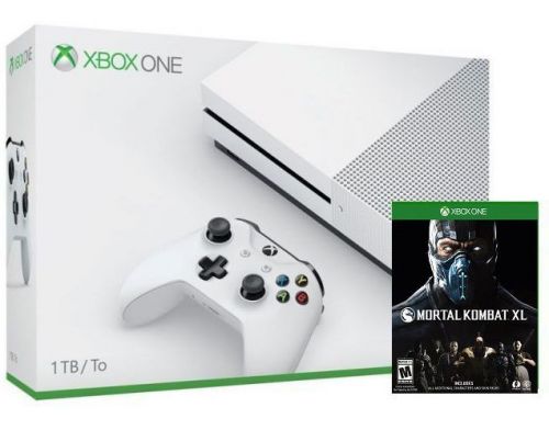 Фото №1 - Xbox ONE S 1TB + Игра Mortal Kombat XL (Гарантия 18 месяцев)