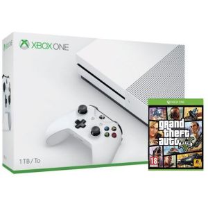 Xbox ONE S 1TB + Игра GTA 5 (Гарантия 18 месяцев)