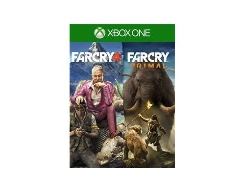 Фото №1 - Far Cry 4 + Far Cry Primal Xbox ONE сборник русские версии
