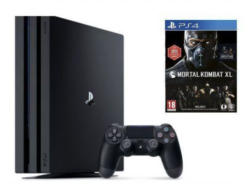 Фото №1 - Sony PlayStation 4 PRO 1 Tb + Игра Mortal Kombat XL (Гарантия 18 месяцев)