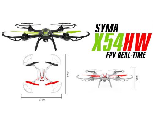 Фото №4 - Квадрокоптер Syma X54HW с HD камерой FPV RTF 2,4 ГГц 370 мм (X54HW black)