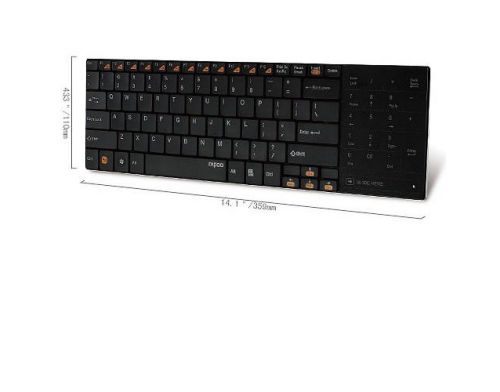 Фото №4 - Rapoo Wireless Touchpad Keyboard E9080 Black