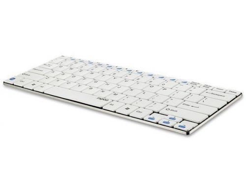 Фото №1 - Rapoo BT Ultra-slim Keyboard E6100 White