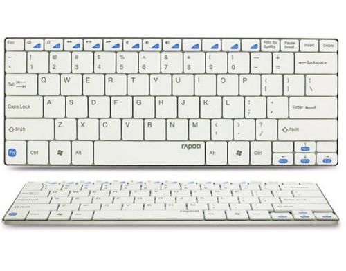 Фото №3 - Rapoo BT Ultra-slim Keyboard E6100 White