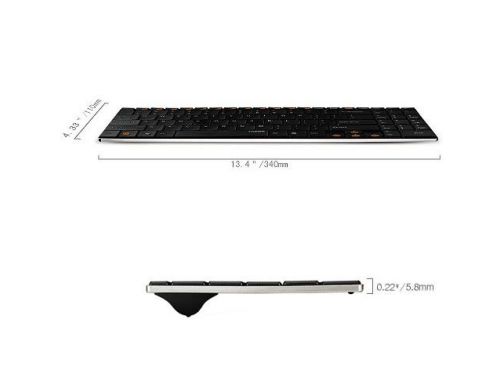 Фото №2 - Rapoo Wireless Ultra-slim Keyboard E9070 Black