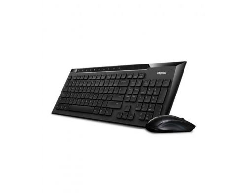 Фото №1 - Rapoo 8200p Wireless Optical Mouse & Keyboard Black