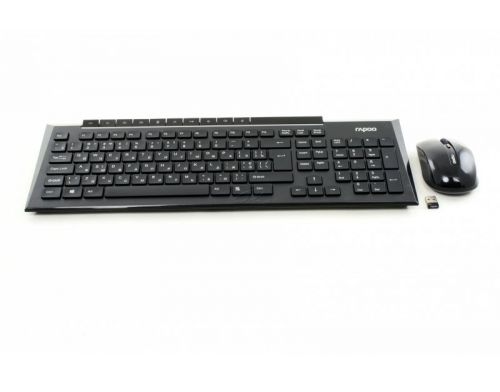 Фото №4 - Rapoo 8200p Wireless Optical Mouse & Keyboard Black