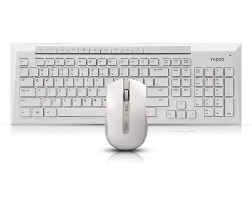 Фото №4 - RAPOO Wireless Optical Mouse & Keyboard 8200p white