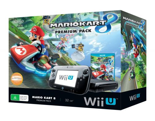 Фото №1 - Nintendo Wii U 32GB Premium Pack (черная)  + игра Mario Kart 8 (Расширенная гарантия 18 месяцев)