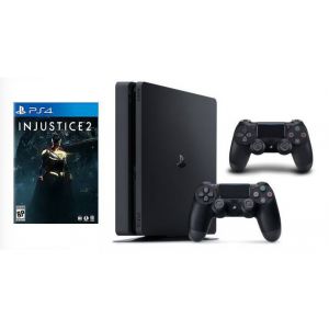 Sony PlayStation 4 SLIM 500gb + Доп Джойстик + Игра Injustice 2 (Гарантия 18 месяцев)