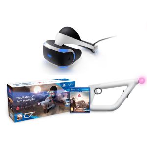 Очки виртуальной реальности Playstation VR + Farpoint - PSVR Aim Controller Bundle
