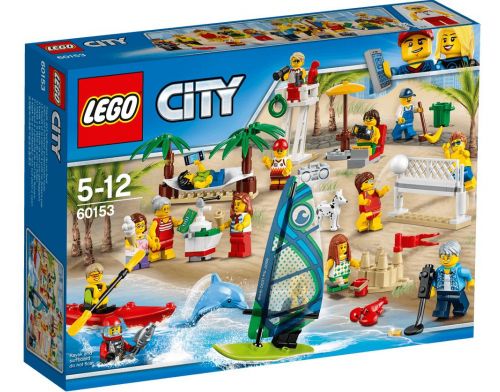 Фото №1 - LEGO City ОТДЫХ НА ПЛЯЖЕ - ЖИТЕЛИ LEGO CITY 60153