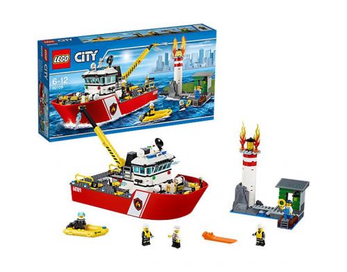 Фото №3 - Lego City ПОЖАРНЫЙ КАТЕР 60109