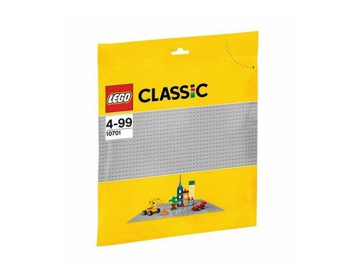 Фото №1 - Lego Classic СТРОИТЕЛЬНАЯ ПЛАСТИНА СЕРОГО ЦВЕТА 10701
