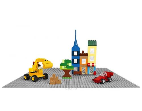 Фото №3 - Lego Classic СТРОИТЕЛЬНАЯ ПЛАСТИНА СЕРОГО ЦВЕТА 10701