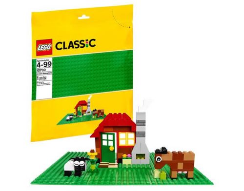 Фото №2 - Lego Classic СТРОИТЕЛЬНАЯ ПЛАСТИНА ЗЕЛЕНОГО ЦВЕТА 10700