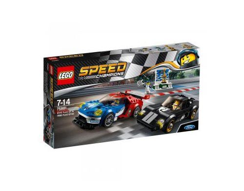 Фото №1 - LEGO Speed Champions 2016 FORD GT & FORD GT40 1966 75881