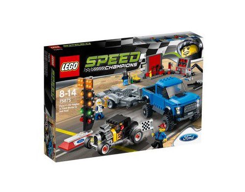 Фото №1 - LEGO Speed Champions FORD F-150 RAPTOR & FORD MODEL A HOT ROD 75875