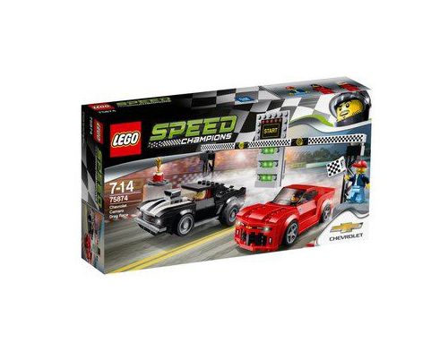 Фото №1 - LEGO Speed Champions CHEVROLET CAMARO DRAG RACE 75874