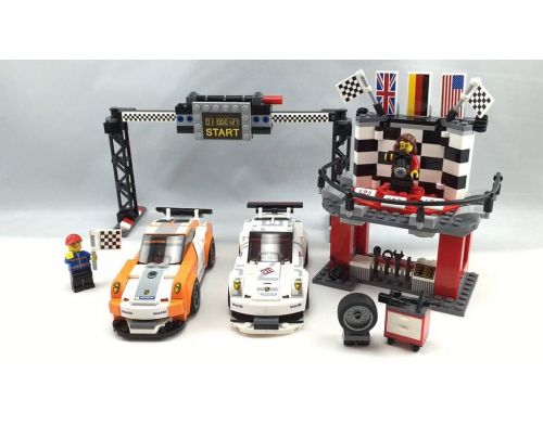 Фото №2 - LEGO Speed Champions ФИНИШНАЯ ЛИНИЯ ГОНКИ PORSCHE 911 GT 75912