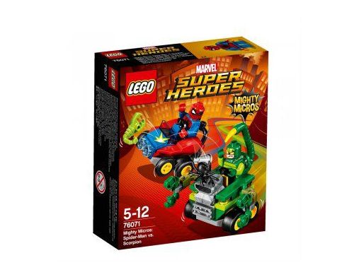 Фото №1 - LEGO Super Heroes MIGHTY MICROS: ЧЕЛОВЕК-ПАУК ПРОТИВ СКОРПИОНА 76071
