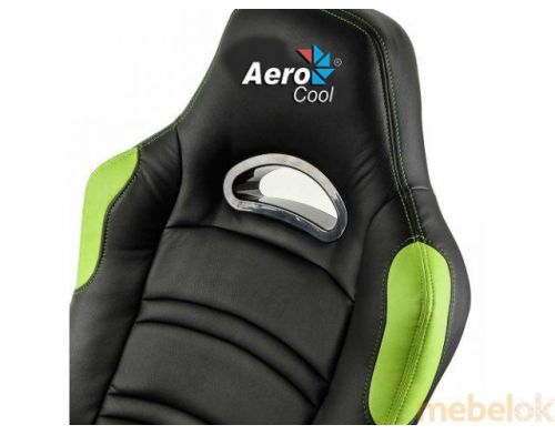 Фото №5 - AeroCool C80 Comfort Gaming Chair Black/Green