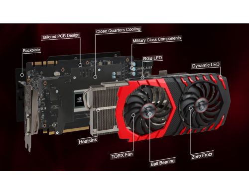 Відеокарта MSI Geforce GTX 1080TI Gaming X11G фото №6