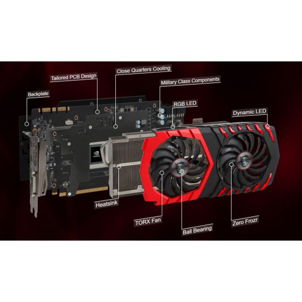 Відеокарта MSI Geforce GTX 1080TI Gaming X11G фото №6