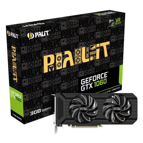 Видеокарта PALIT Nvidia Geforce GTX 1060 DUAL 3GB фото №3