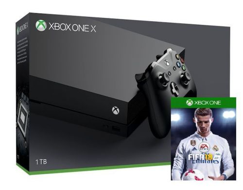 Фото №1 - Xbox ONE X 1TB + Игра FIFA 18 (Гарантия 18 месяцев)