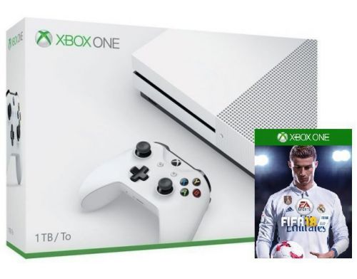 Фото №1 - Xbox ONE S 1 TB + Игра FIFA 18 (Гарантия 18 месяцев)