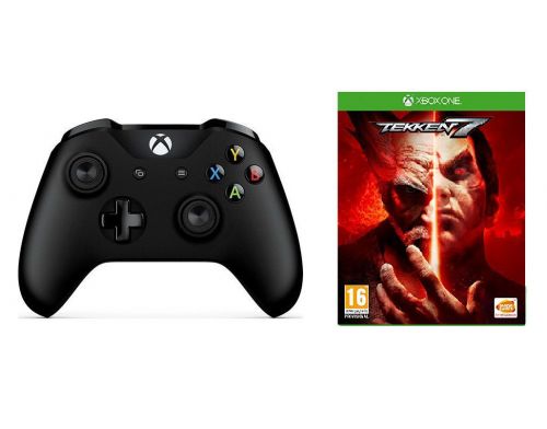 Фото №1 - Microsoft Xbox One S Black Wireless Controller + Tekken 7